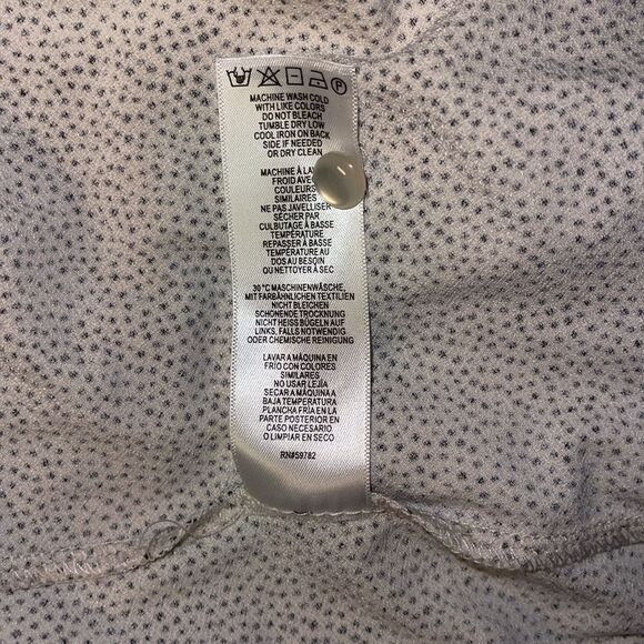 Adrianna Papell Print Knit Pleated Trapeze Top in size XL round neckline - Picture 6 of 7